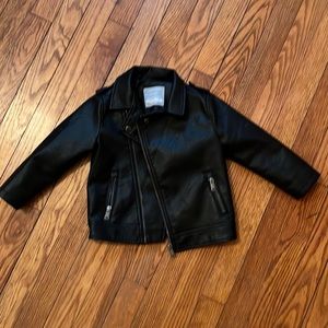 Primary Faux Leather Jacket | 18-24 months